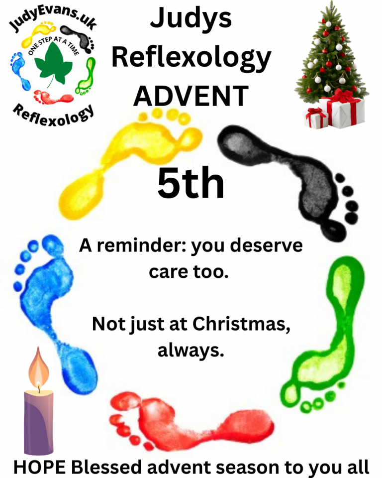5th Judy Reflexology Advent Calendar 2025